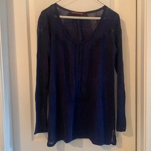 Navy Blue Tunic *look at the detailing!